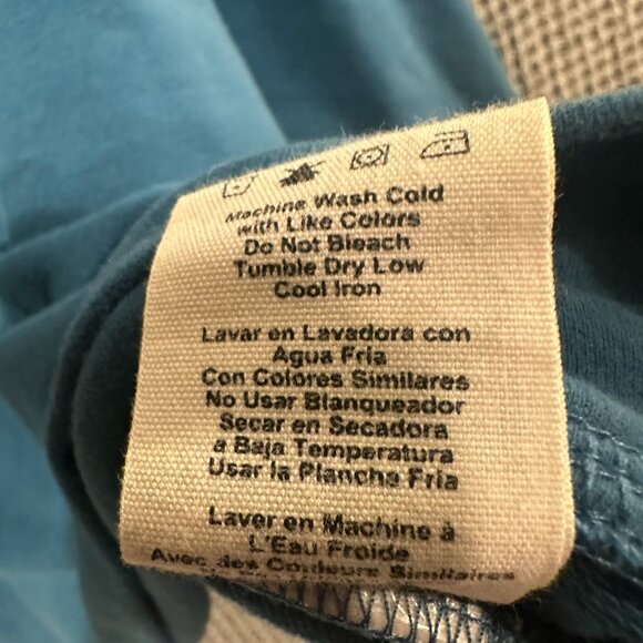 UGG Kyree Micro Terry Hoodie Hooded Sweatshirt Women's Size Large Blue Teal - Picture 8 of 8